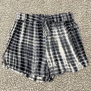Shein Tie Dye Elastic High Waist Shorts Size 2XL